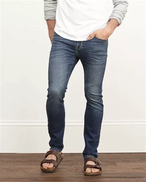 abercrombie and fitch mens skinny jeans|do abercrombie jeans stretch out.